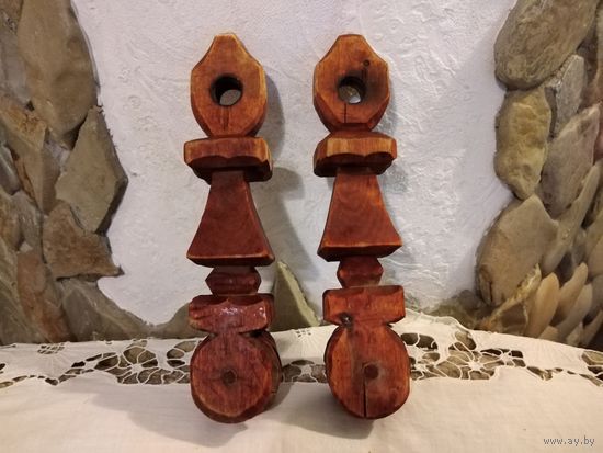 Прялка, старинные векошки к ткацкому станку, 19в.