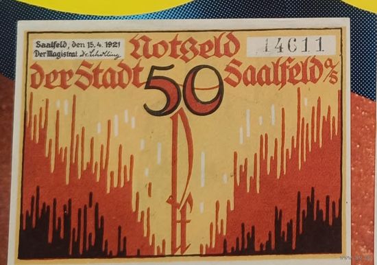 Нотгельд Германия 50 пфеннигов