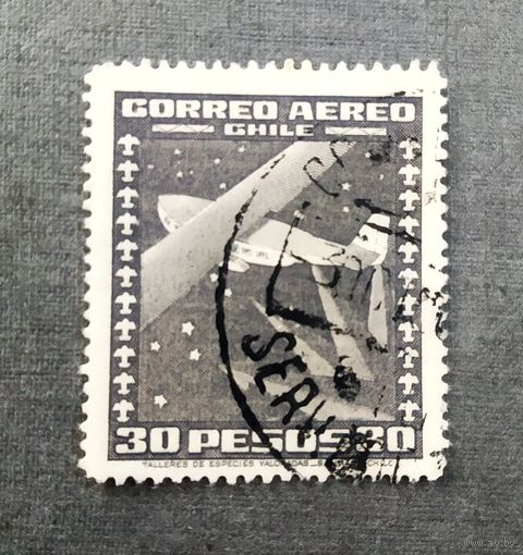 Марка Чили 1934 год Авиапочта