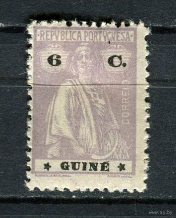 Португальские колонии - Гвинея - 1922/1926 - Жница 6С - [Mi.177] - 1 марка. MH.  (Лот 68Gx)-T4P26