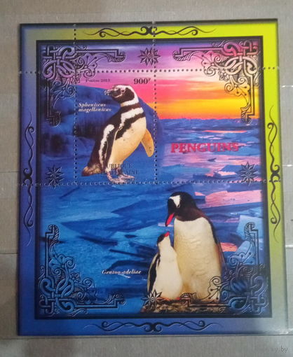 СЕРИЯ Блоков птицы   фауна  MNH