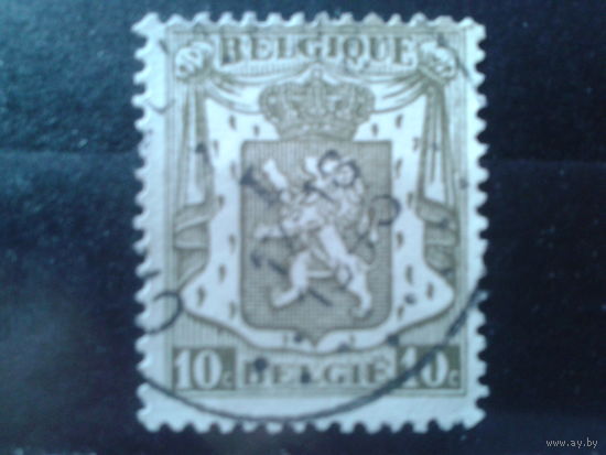 Бельгия 1936 Стандарт, герб  10 сантимов