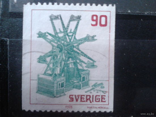 Швеция 1978 Рождество, рождественская игрушка, мельница