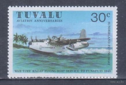 [884] Тувалу 1980. Авиация.Самолет. MNH
