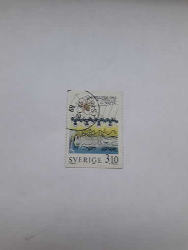 Марки Швеция  Лауреат Нобелевской премии по химии 1963 Г Нафта и К Зиглер