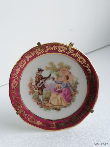 Тарелочка миниатюра Limoges