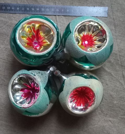 Ёлочная игрушка СССР прожектор большие цена за все