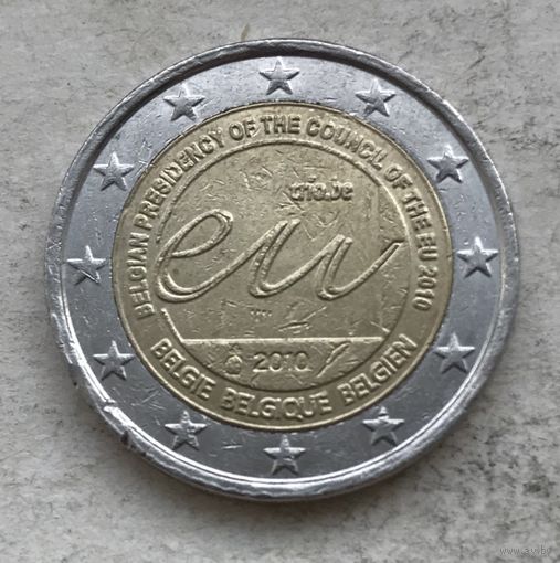 Бельгия 2 евро 2010 - Председательство Бельгии в Европейском Союзе