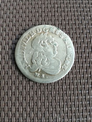 6 грошей 1682 года Пруссия