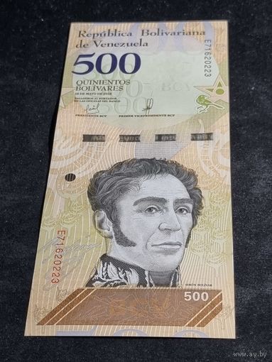 Венесуэла 500 боливар 2018 ( UNC)