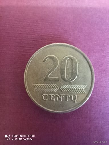 20 центов 2007, Литва