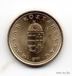 ВЕНГЕРСКАЯ РЕСПУБЛИКА  1 ФОРИНТ 2001.
