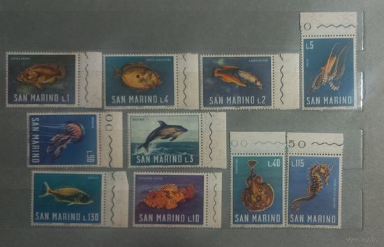 Сан Марино. 1966г. Фауна.