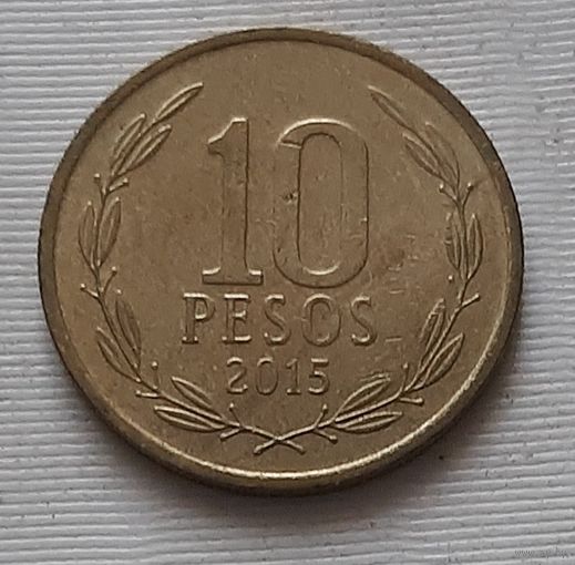 10 песо 2015 г. Чили