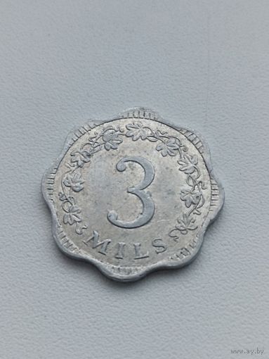 Мальта 3 милс1972 год