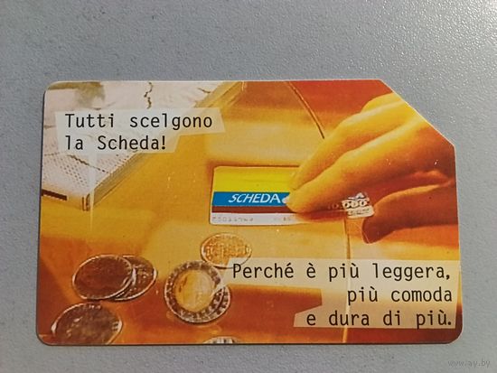 Телефонная карта. Италия