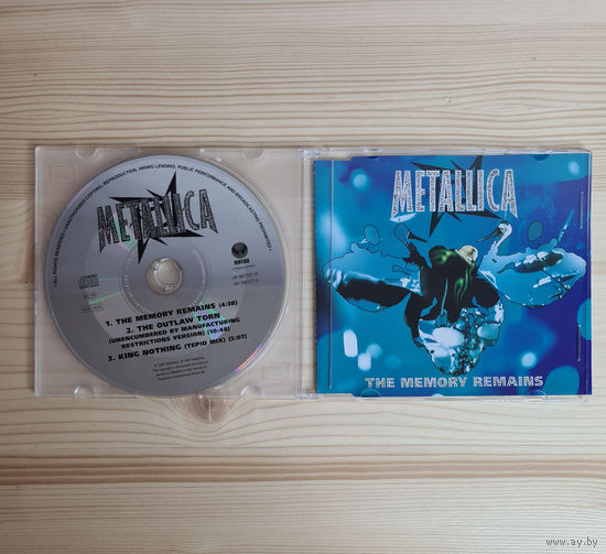 Metallica - The Memory Remains (CD, UK & Europe, 1997, лицензия) MADE IN GERMANY
