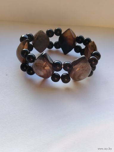 Браслет из "совиного" агата