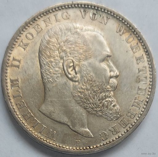 5 марок 1908 Вюртемберг
