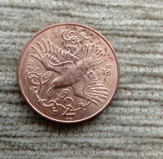 Werty71 Остров Мэн 2 пенса 1980 Птица