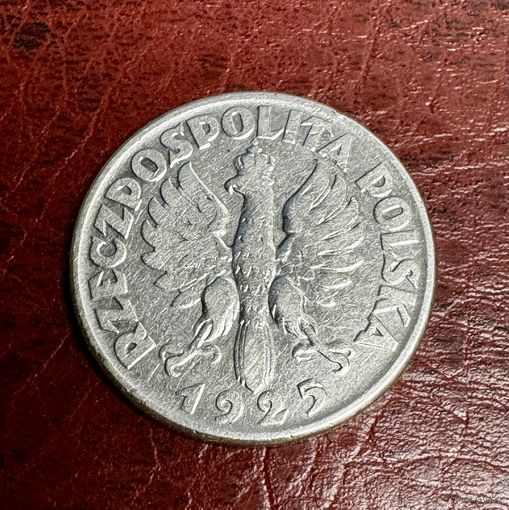 Польша 2 злотых 1925 г. Без точки после даты