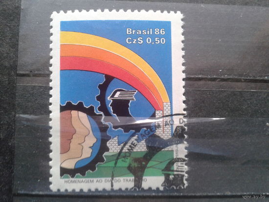 Бразилия 1986 1 мая - день труда