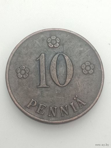 Финляндия 10 пенни 1923 года .