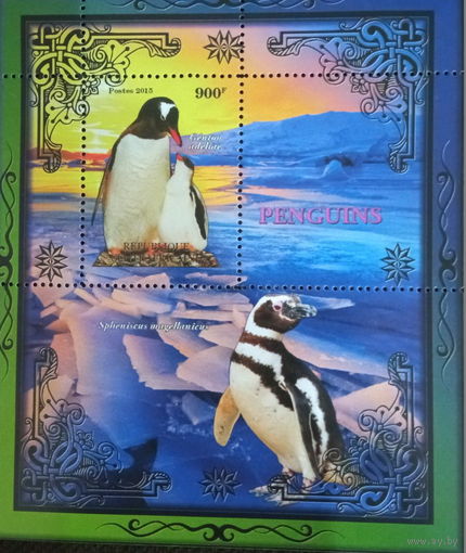 СЕРИЯ Блоков птицы   фауна  MNH