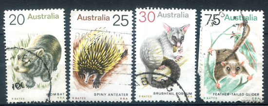 Австралия - 1974г. - фауна - 4 марки - полная серия, гашёные [Mi 542-545]. #3-WB-91-A-1