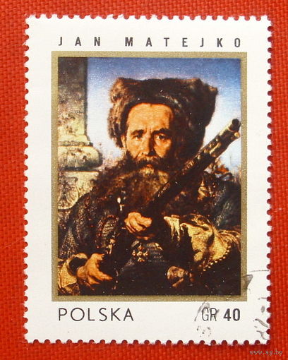 Польша. Ян Матейко. ( 1 марка ).