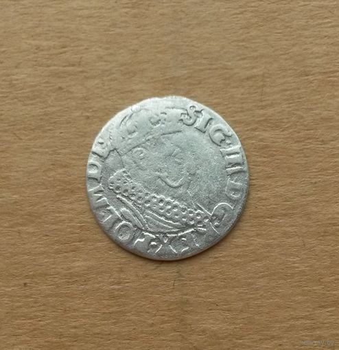 Речь Посполитая, 3 гроша коронные 1621 г., серебро, Сигизмунд III (1587-1632), Краков