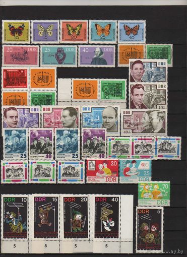 ГДР.ПОЧТИ ПОЛНЫЙ(без некоторых блоков) ГОДОВОЙ  КОМПЛЕКТ ЧИСТЫХ МАРОК 1964г.(без наклеек и следов от них,с родным клеем)! Плюс добавлены некоторые  гашеные серии!ВЫСОКИЙ КАТАЛОГ !