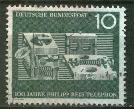 ГЕРМАНИЯ, ФРГ - 1961 [Mi. 373]  Гашеная (DE03)