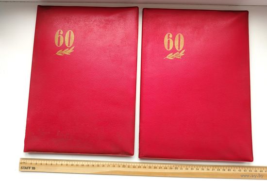 Папка. 60 Лет. ( 2 шт. )
