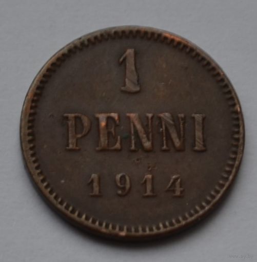 Финляндия, 1 пенни 1914 г.