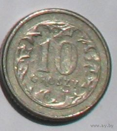 Польша, 10 грошей 1992