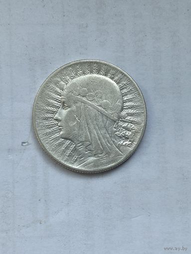 5 злотых 1932г. Ядвига.