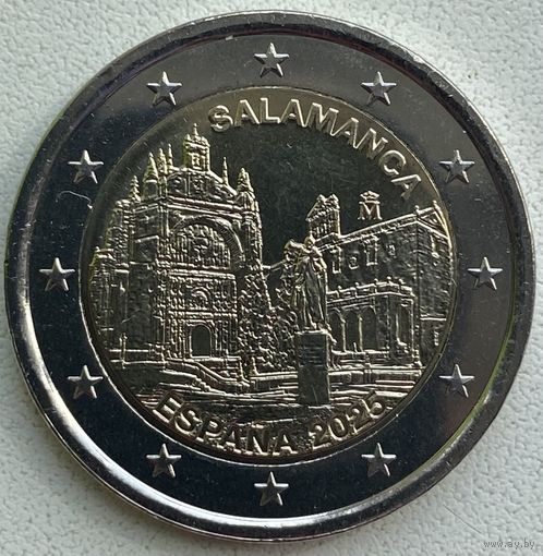 Испания 2 евро 2025 г. ЮНЕСКО. Саламанка
