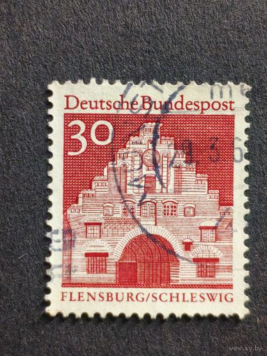 Германия 1966. Здания Германии 12 века. Нордер Гейт, Фленсбург / Шлезвиг