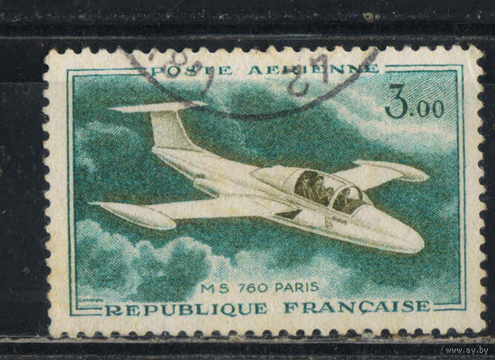 Франция Авиа 1954 Самолет Моран-Солнье 760 Париж #1280