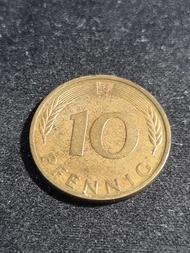 Германия 10 пфеннигов 1992 G