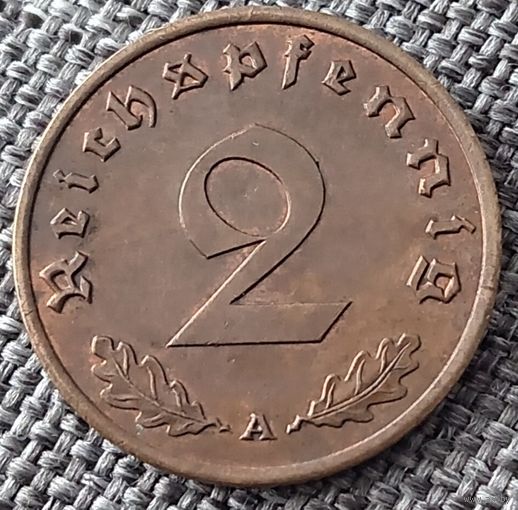 2 рейхспфеннига 1940 А