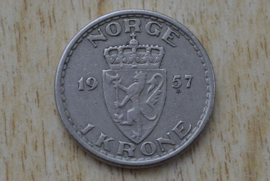 Норвегия 1 крона 1957