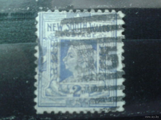 Новый Южный Уэльс 1897 Королева Виктория 2р