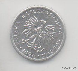НАРОДНАЯ РЕСПУБЛИКА ПОЛЬША. 1 ЗЛОТЫЙ  1990
