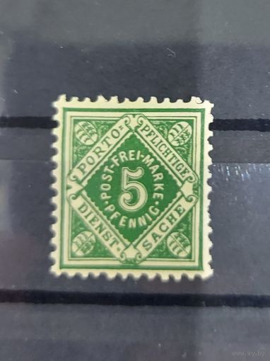 Германия Баден Вюртемберг 1890 Mi.103