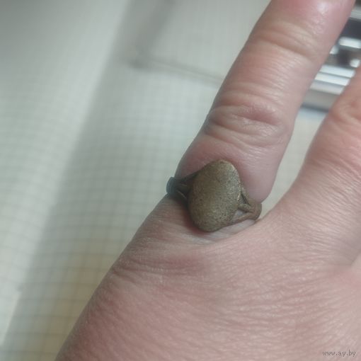 Кольцо копанина типа перстень на мизинец