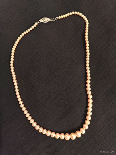 Ожерель искусственный жемчуг винтаж