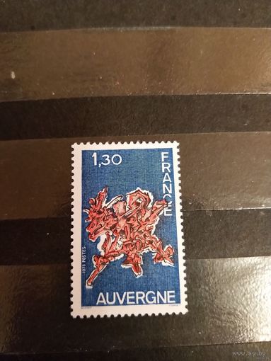 1975 Франция флора чистая клей MNH** выпускалась одиночкой (3-2)