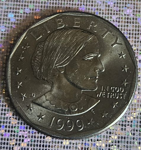 1 доллар 1999 D США  Сьюзен Энтони